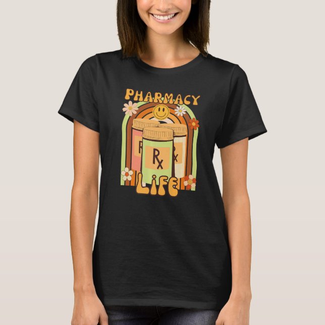 Cute pharmacy pharm technician assistant pharmacis T-Shirt (Front)