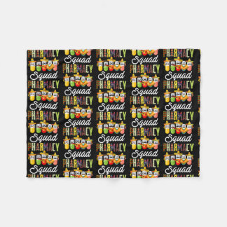 Cute Pharmacy Squad Pharmacist Sombrero Pills Fleece Blanket