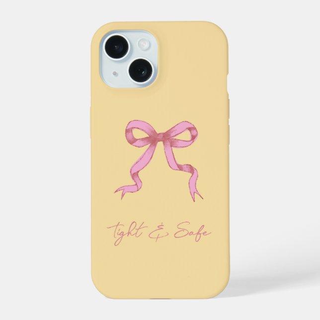 Cute phone case with a ruban  (Back)