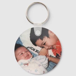 Cute Photo Baby Family  Key Ring
