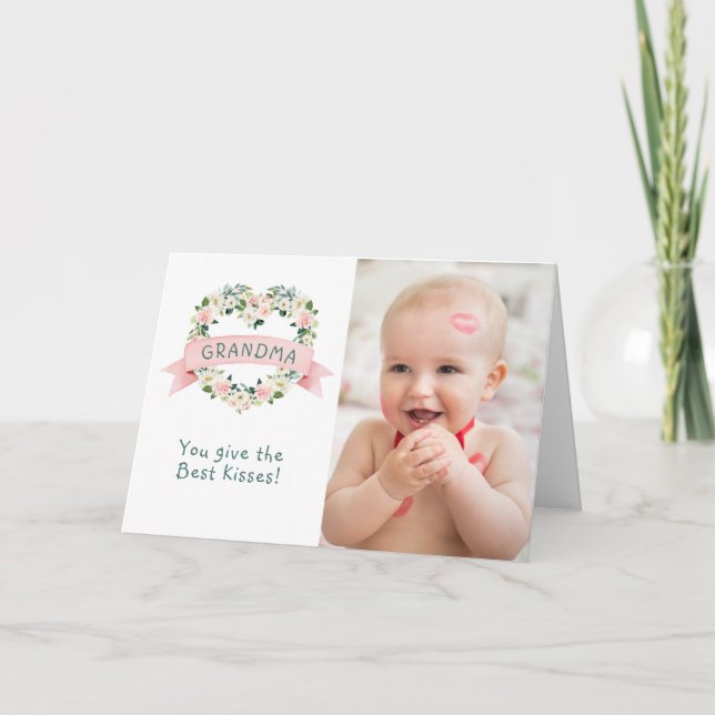 Cute Photo Card For Grandmother on Mother's Day (Front)
