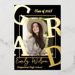 Cute Photo Class of 2024 Graduation Announcement 