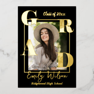 Cute Photo Class of 2024 Graduation Announcement 