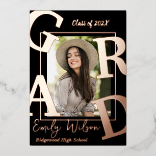 Cute Photo Class of 2025 Graduation Announcement