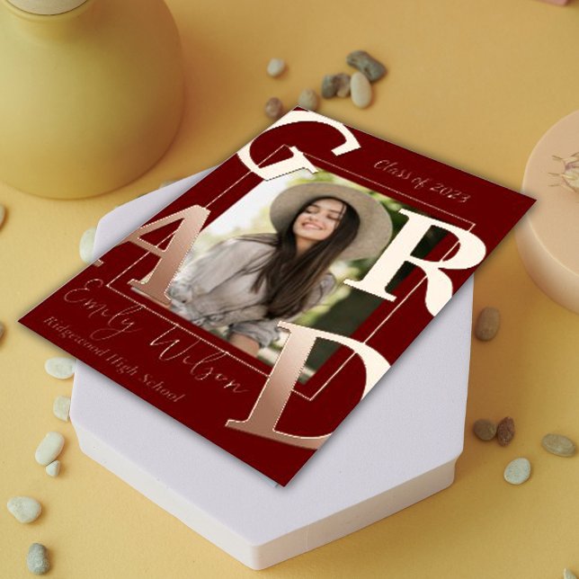 Cute Photo Class of 2025 Graduation Announcement  (Creator Uploaded)