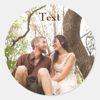 Cute Photo Classic Round Sticker