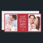 Cute Photo Collage Christmas Cards - 2 Photos<br><div class="desc">Photo Collage Christmas Cards - 2 Vertical Photos</div>