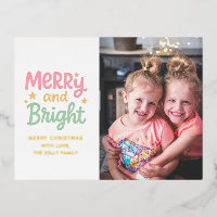 Cute Photo Colourful Modern Christmas