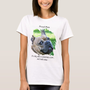 Cute Photo - Proud Dog Mum T-Shirt