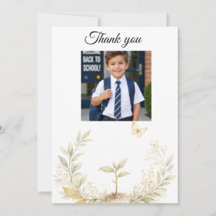 Cute Photo Teacher Appreciation Thank You Card