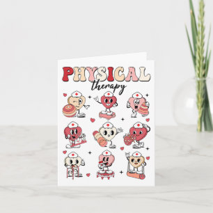 Cute Physical Therapy Valentine's Day Pt Pta Pedia Card