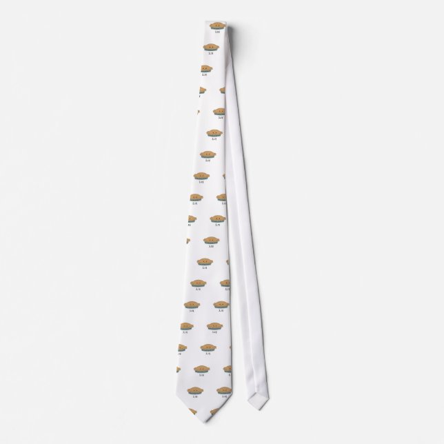 Cute Pi Day 3.14 Tie (Front)