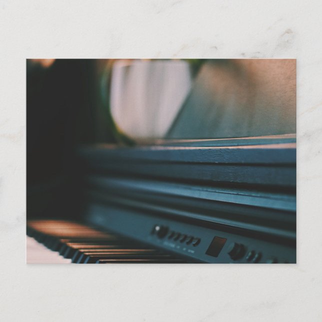 Cute Piano Artwork Postcard (Front)