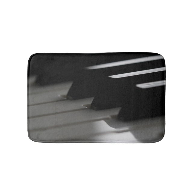 Cute Piano Bath Mat (Front)