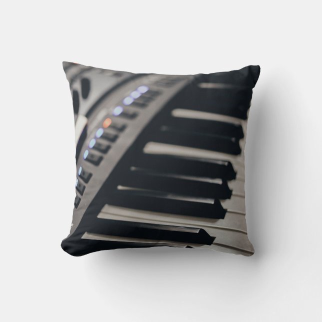 Cute Piano Design Cushion (Front)