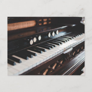 Cute Piano Design Postcard