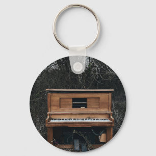 Cute Piano Key Ring