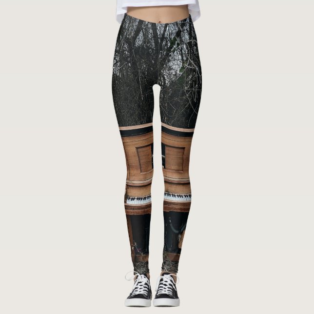 Cute Piano Leggings (Front)
