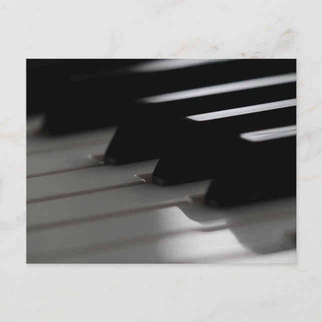 Cute Piano Postcard (Front)