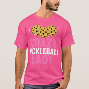 Cute Pickleball Art For Women Mum Grandma Pickle B T-Shirt