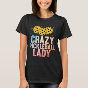 Cute pickleball art for women mum grandma pickle T-Shirt