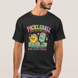 Cute Pickleball Besties – Play • Laugh • Repeat | T-Shirt