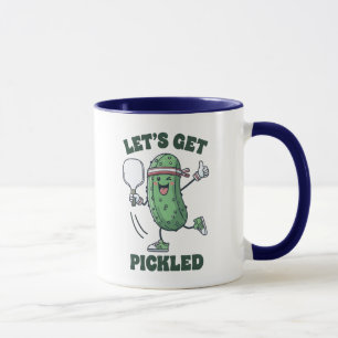 Cute Pickleball Character Funny Saying  Mug