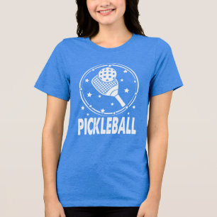 Cute Pickleball Paddle and Pickleball Tri-Blend Shirt
