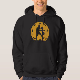 Cute Pickleball Player Paddle Graphic Hoodie