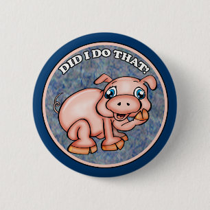 Cute Pig Buttons