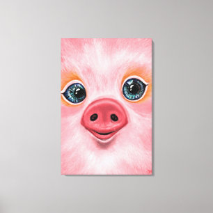Cute Pig Canvas Print