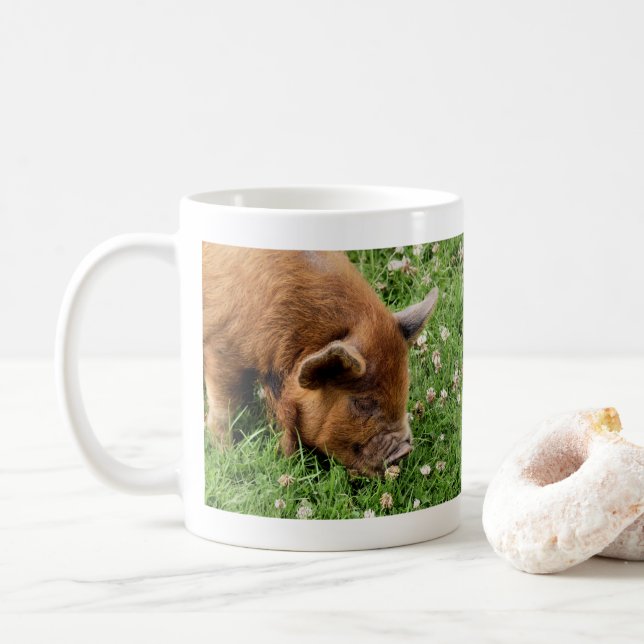 CUTE PIG   COFFEE MUG (With Donut)