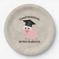 Cute Pig Congratulations on Your Graduation