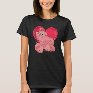 Cute Pig Family Farm Animal Farmer Piglet Pig T-Shirt