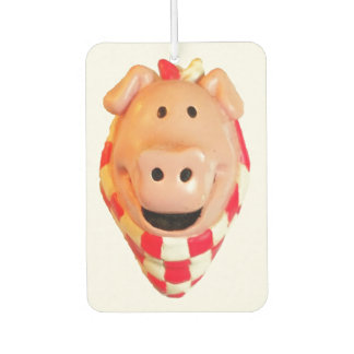 Cute Pig Goes Hog Wild Car Air Freshener