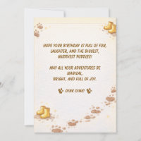 Cute Pig Golden Boots Muddy Puddle Party Kids