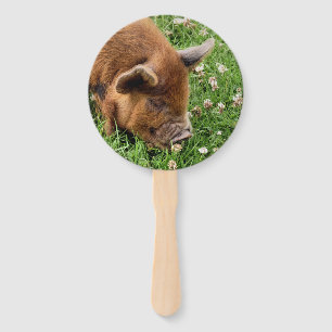 CUTE PIG HAND FAN