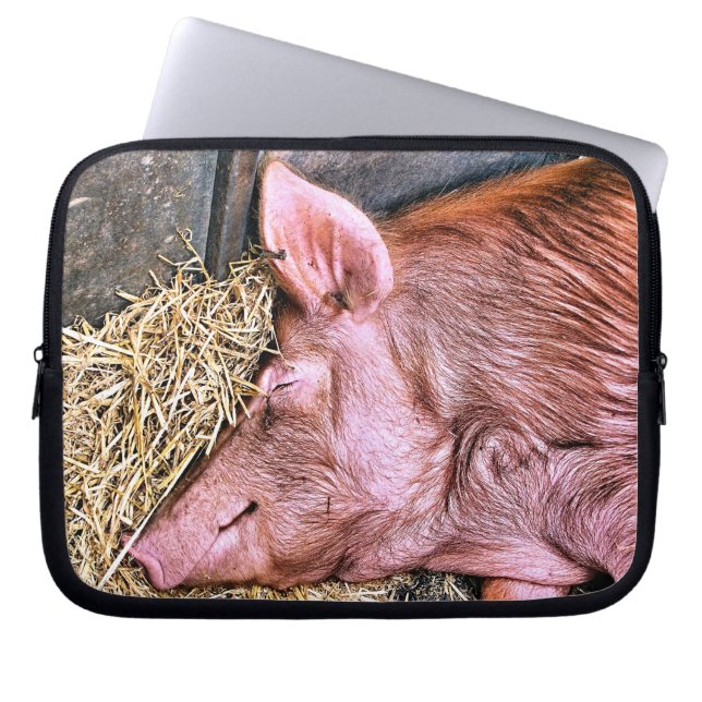 CUTE PIG LAPTOP SLEEVE (Front)