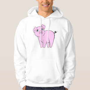 Cute Pig, Little Pig, Piggy, Pink Pig, Farm Animal Hoodie