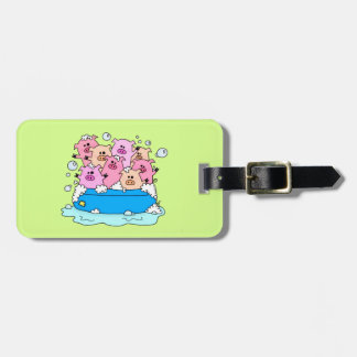 Cute Pig Luggage or Backpack Tag