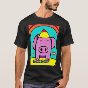 Cute Pig Piggie Oink Oink 15 T-Shirt