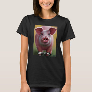 Cute Pig Piggie Oink Oink  18 T-Shirt