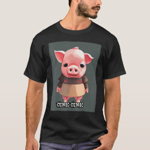 Cute Pig Piggie Oink Oink 23 T-Shirt