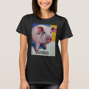 Cute Pig Piggie Oink Oink 42 T-Shirt