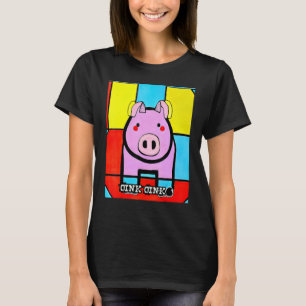 Cute Pig Piggie Oink Oink 43 T-Shirt