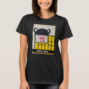 Cute Pig Piggie Oink Oink  48 T-Shirt