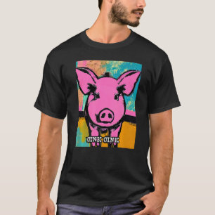 Cute Pig Piggie Oink Oink  51 T-Shirt