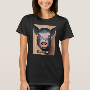 Cute Pig Piggie Oink Oink 53 T-Shirt