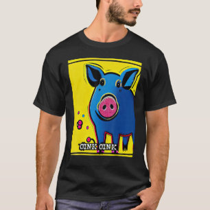 Cute Pig Piggie Oink Oink 57 T-Shirt
