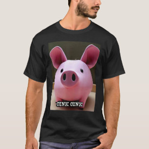 Cute Pig Piggie Oink Oink 59 T-Shirt